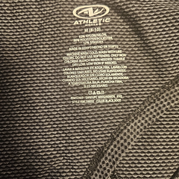 Athletic Works Gray Open Back Tank Top size M - Picture 3 of 3